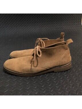 GBX Percy Men's Tan Suede Leather Upper Chukka Boots Size 11D